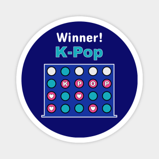 K-Pop is a Winner! special game design Magnet